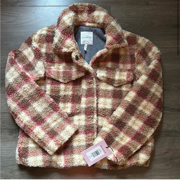 NWT Anthropologie Avec Les Filles Teddy Shearling Trucker Jacket - Picture 4 of 7